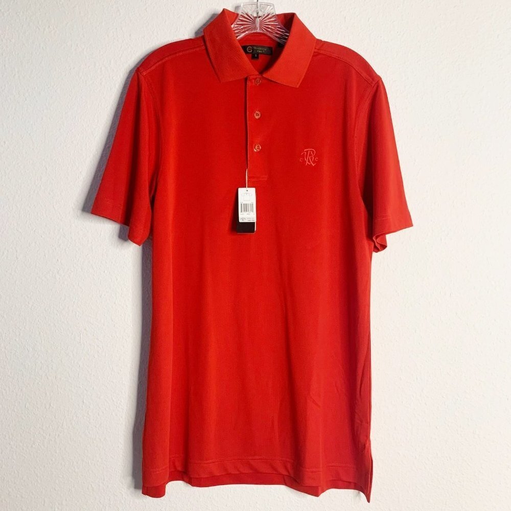 Monterey Club Red Polo Golf Shirt Men's Small NWT